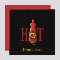 Hot sauce bottle invitation