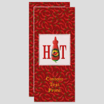 Hot sauce bottle invitation