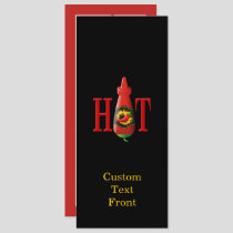 Hot sauce bottle invitation