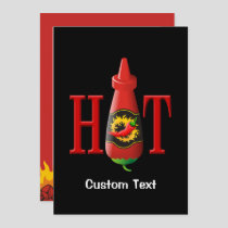 Hot Sauce Bottle Invitation