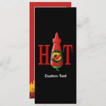 Hot Sauce Bottle Invitation