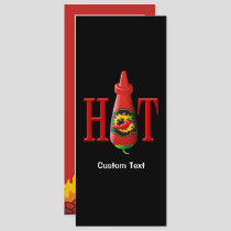 Hot Sauce Bottle Invitation