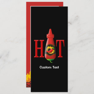 Hot Sauce Bottle Invitation