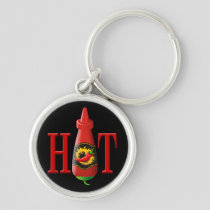 Hot Sauce Bottle Keychain