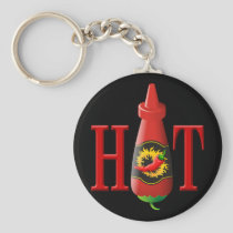 Hot Sauce Bottle Keychain