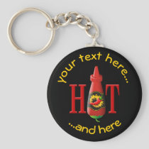 Hot Sauce Bottle Keychain