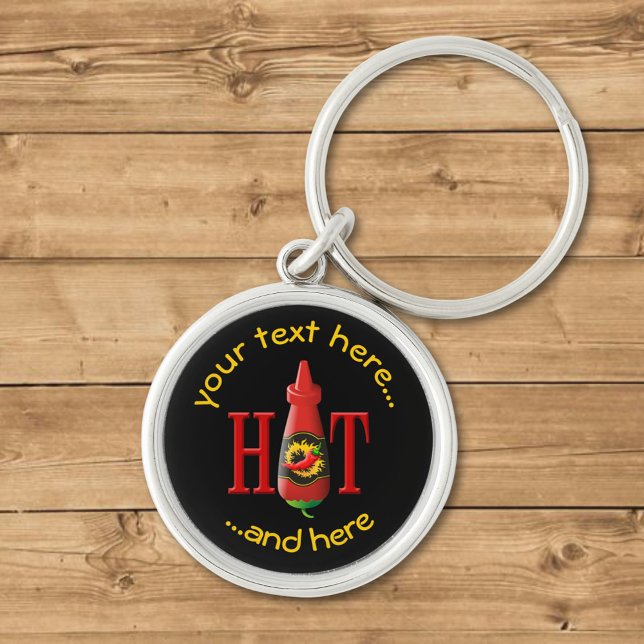 Hot Sauce Bottle Keychain (Creator Uploaded)