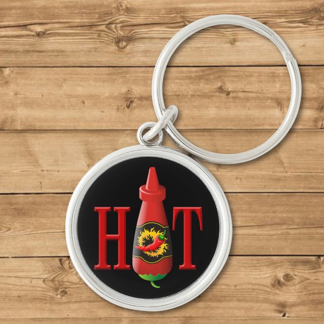 Hot Sauce Bottle Keychain (Creator Uploaded)