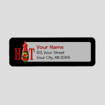 Hot Sauce Bottle Label