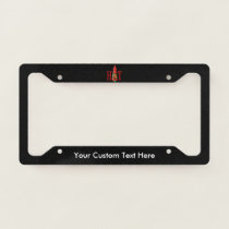Hot Sauce Bottle License Plate Frame