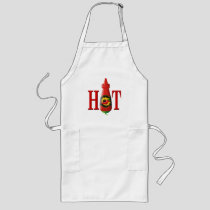 Hot Sauce Bottle Long Apron