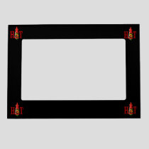 Hot sauce bottle magnetic frame
