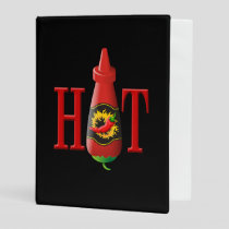 Hot Sauce Bottle Mini Binder