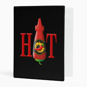 Hot Sauce Bottle Mini Binder