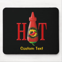 Hot Sauce Bottle Mouse Pad