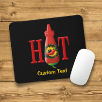Hot Sauce Bottle Mouse Pad