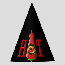 Hot sauce bottle party hat