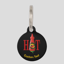 Hot Sauce Bottle Pet ID Tag