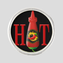 Hot Sauce Bottle Pin