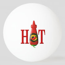 Hot Sauce Bottle Ping-Pong Ball