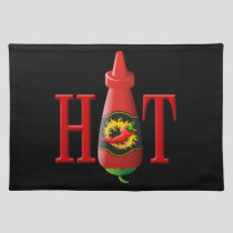 Hot Sauce Bottle Placemat