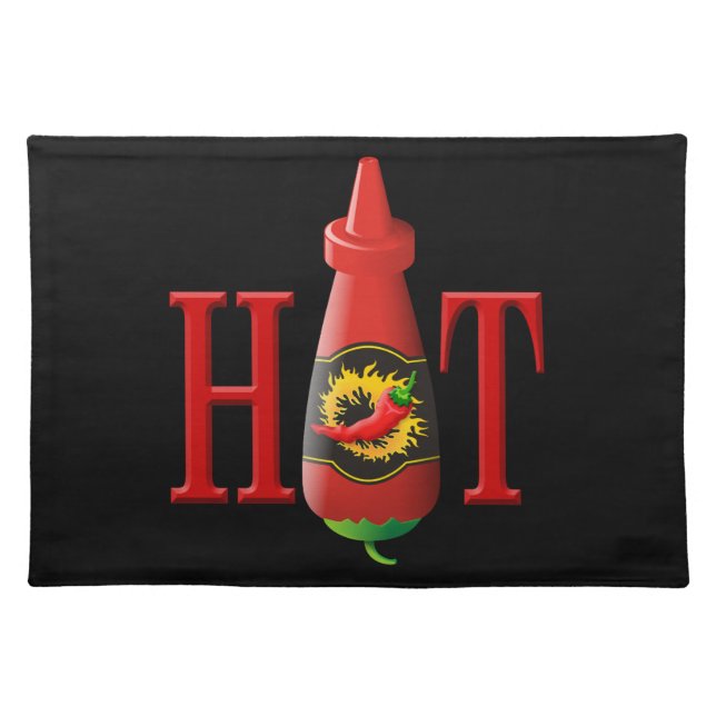 Hot Sauce Bottle Placemat (Front)