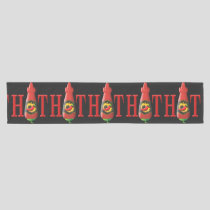 Hot sauce bottle short table runner