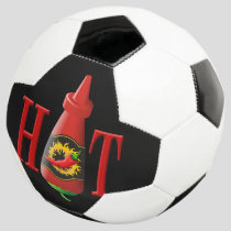 Hot sauce bottle soccer ball