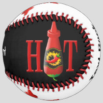 Hot sauce bottle softball