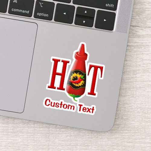 Hot Sauce Bottle Sticker