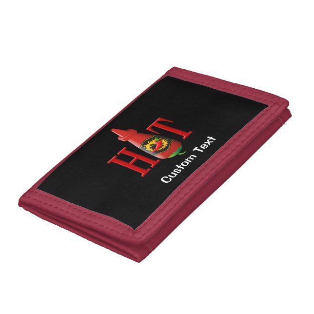Hot Sauce Bottle Tri-fold Wallet (Bottom)