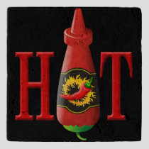 Hot sauce bottle trivet