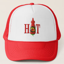 Hot Sauce Bottle Trucker Hat