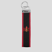 Hot Sauce Bottle Wrist Keychain