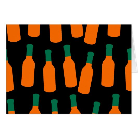 Hot Sauce Bottles Cards (Front Horizontal)
