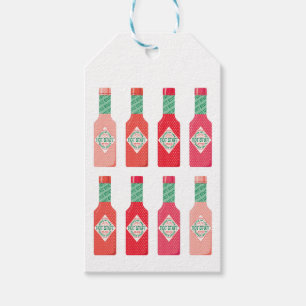 Hot Sauce Bottles Hot Stuff Spicy Gift Gift Tags