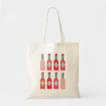 Hot Sauce Bottles Hot Stuff Spicy Gift  Tote Bag