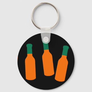 Hot Sauce Bottles Keychain