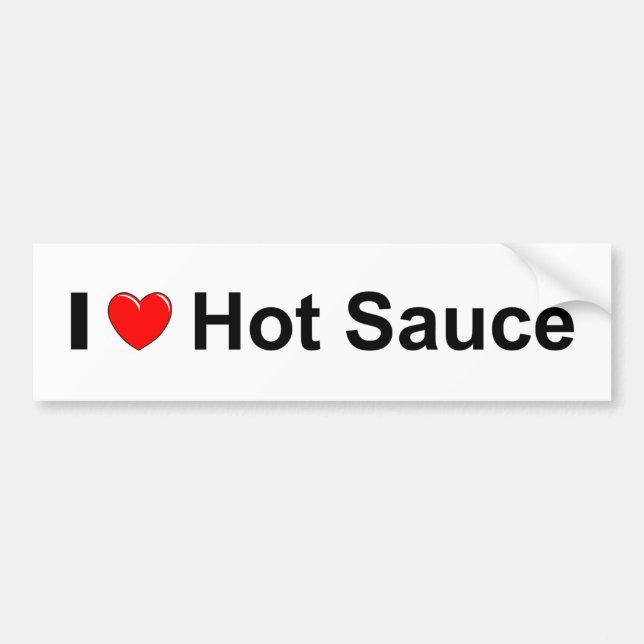 Hot Sauce Bumper Sticker (Front)