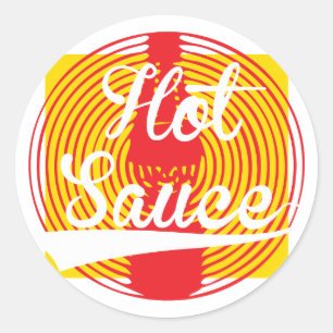 Hot Sauce! Classic Round Sticker
