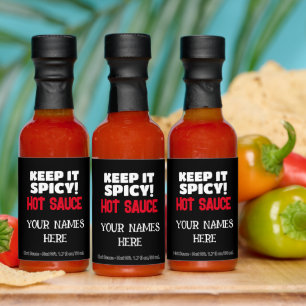 HOT SAUCE WEDDING FAVORS KEEP IT SPICY!