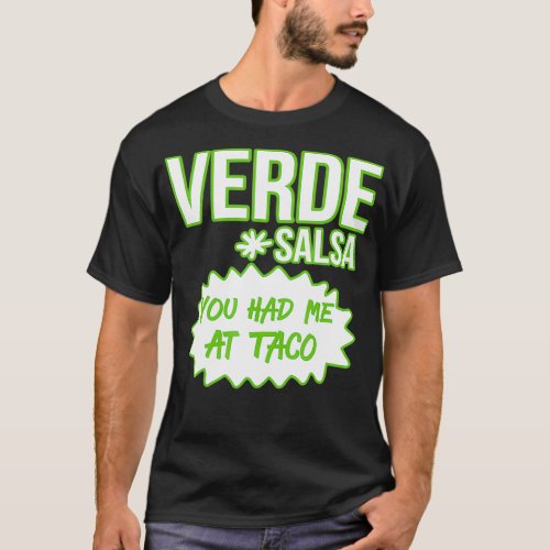 HOT SAUCES Halloween Costumes Green Salsa VERDE T_Shirt