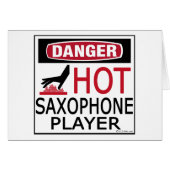 Hot Saxophone Player (Front Horizontal)