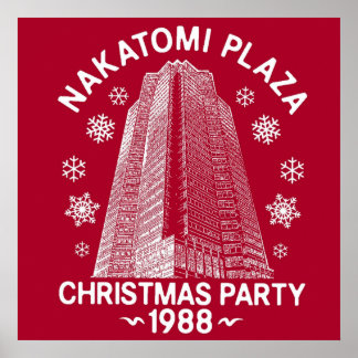 HOT SELLER Die Hard Christmas Nakatomi Plaz Poster