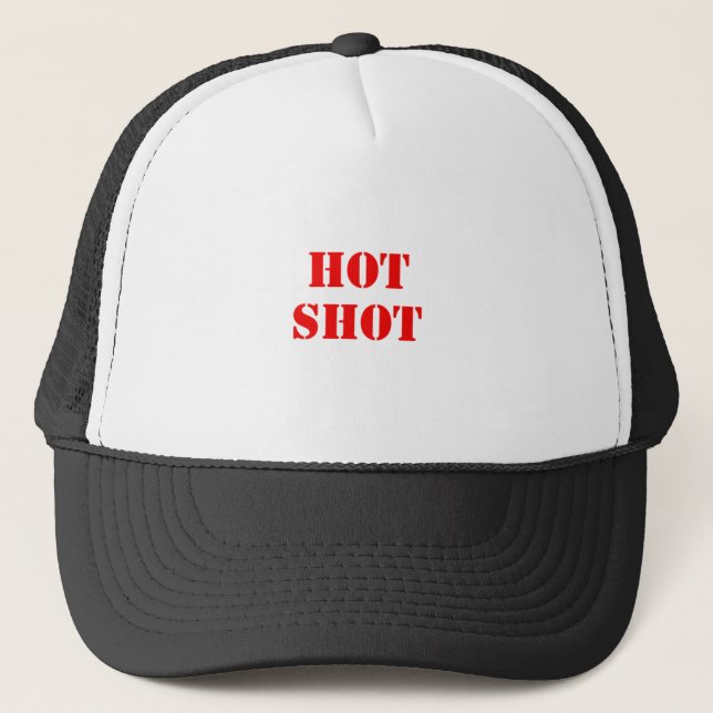 Hot Shot red Trucker Hat (Front)