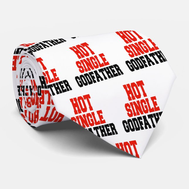 Hot Single Godfather Neck Tie (Rolled)