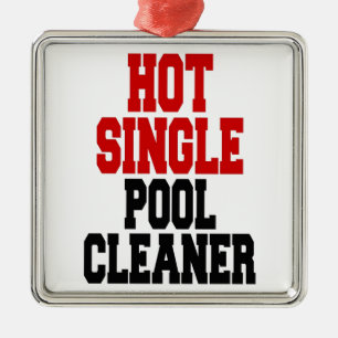 Hot Single Pool Cleaner Metal Ornament