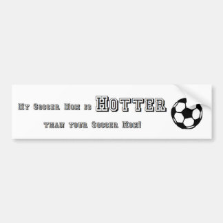 Hot Soccer Mom Bumper Sticker