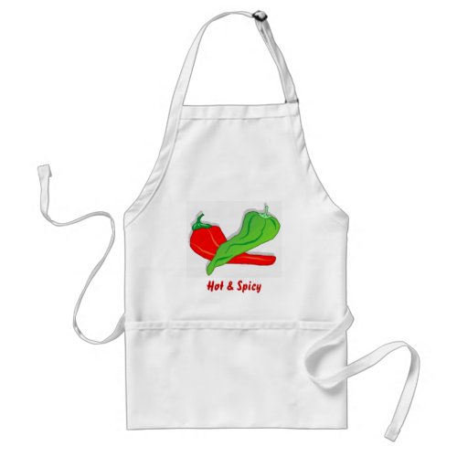 Hot  Spicy Adult Apron