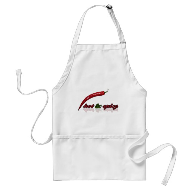 Hot & Spicy Adult Apron (Front)